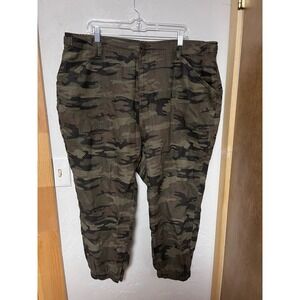 Sanctuary‎ Camouflage Jogger Pants Womens Size 18W Plus Size Military